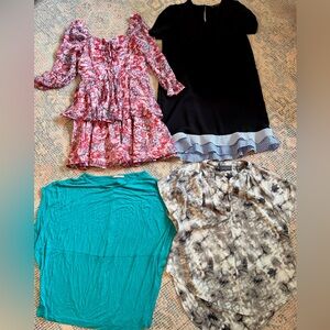 Bundle of size small- 2 dresses and 2 tops
